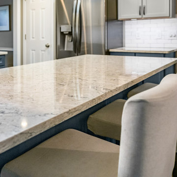 Two-Tone Kitchen Remodel Done With Cabinet Refacing