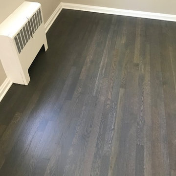 Gray stain on 1950s white oak