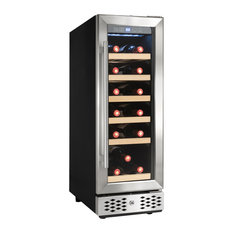 50 Most Por Beer And Wine Refrigerators For 2018 Houzz Akdy Home Improvement 18 Bottles Single Zone Compressor Function Freestanding Wine Cooler Chiller