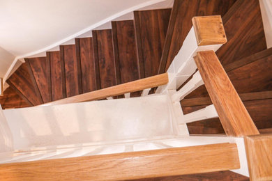 This is an example of a contemporary staircase in West Midlands.