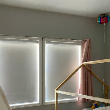 Springblinds Blackout + 5% Solar Shades House Project