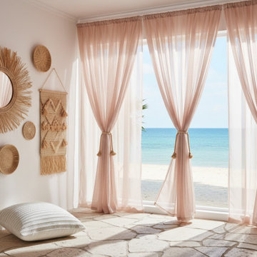 Petal sheer curtain projects
