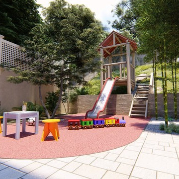 Kids & Adults Entertainment Areas | Utilizing a Steep Slope