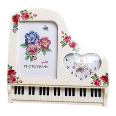 Creative Alarm Clock, Fashion Wake Up Alarm Clock, Piano Pattern Random