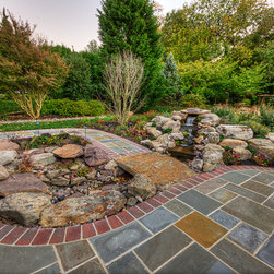 Waterfall Water Feature - Outdoor Fountains And Ponds