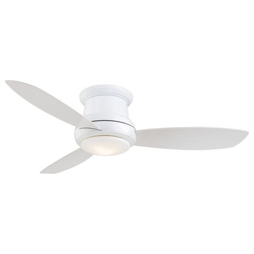 Minka Aire Concept II 52 in. Integrated LED Indoor White Ceiling Fan with Remote