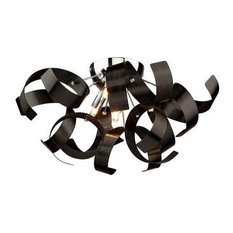 Bel Air 4-Light Black Flush Mount