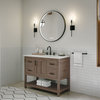 Betsy Bathroom Vanity, Brown, 42", Single Sink, Freestanding