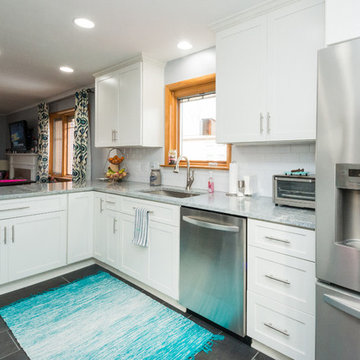 Transitional Kitchen Update Done in Maple
