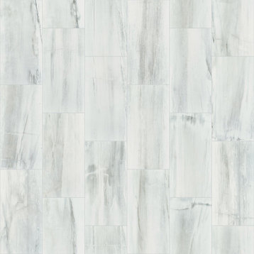 Shaw CS75Z Current - 12" x 24" Rectangle Floor and Wall Tile - - White Water