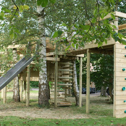 Magical treehouse on 5 levels - Garden Playhouses