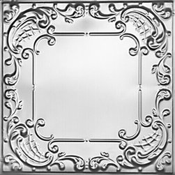 2406 Tin Ceiling Tile - Classic Queen Anne Lace - Ceiling Tile