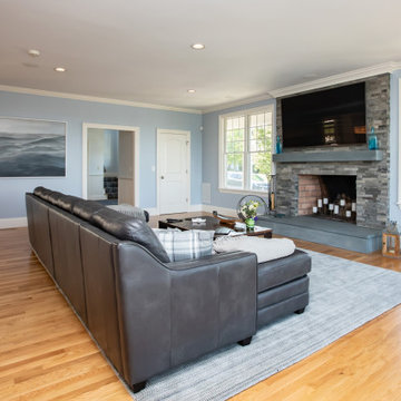 Relax in Style Living Room Design in Hingham