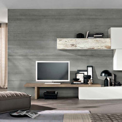 Italian Wall Unit Exential T12 by Spar - $3,899.00 - Entertainment Centers And Tv Stands