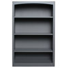 Solid Wood Bookcase, 48"x30", Storm Gray