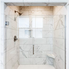 Bathrooms black and white