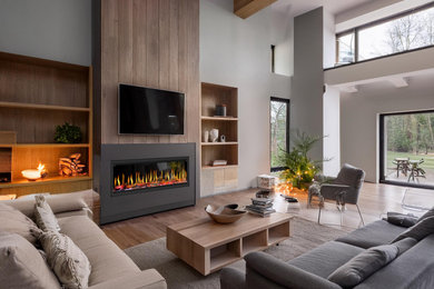 Living room - living room idea in Vancouver