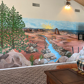 Southwest Wall Mural for kparra in Fallbrook, CA