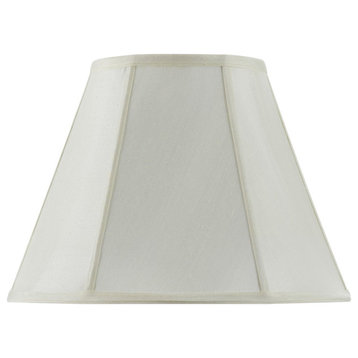 Cal Lighting Piped Empire Vertical Piped Basic Empire Shade, Eggshell