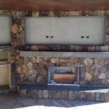 Natural Stone Veneer, Sanibel House