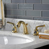 Kingston Brass KB912RXL Widespread Bathroom Faucet, Pop-Up Drain
