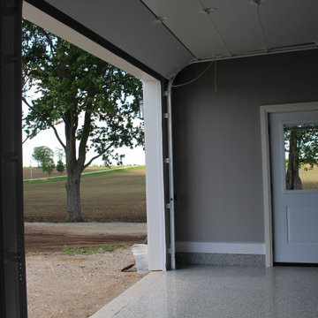 Grey Residential Garage