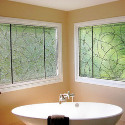 Dimaggio Leaf - Stained Glass Panels