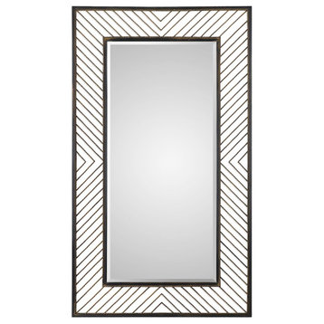 Uttermost Karel Chevron Mirror, 9245