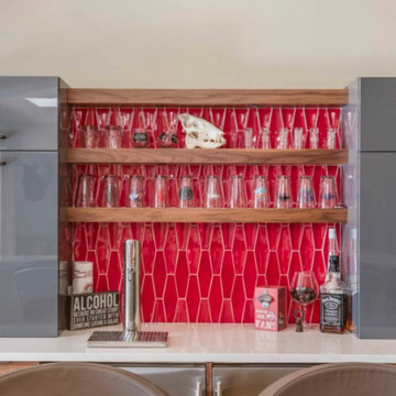 Mid Century Modern Kitchen and Bar