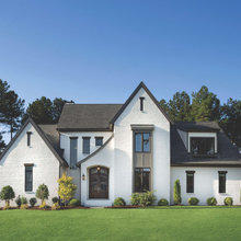 Modern Stucco & Converted Tudor Home Exteriors