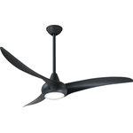 Minka Aire - Minka Aire Light Wave 52" LED Ceiling Fan With Remote Control, Coal - Features