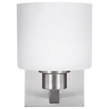 Canfield - One Light Wall / Bath Sconce in Brushed Nickel