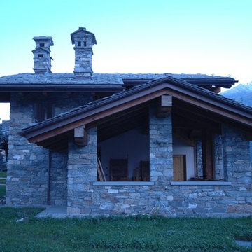 case in pietra e legno