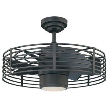 Enclave 23" LED Ceiling Fan, Natural Iron