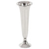 Traditional Silver Aluminum Metal Vase 90936