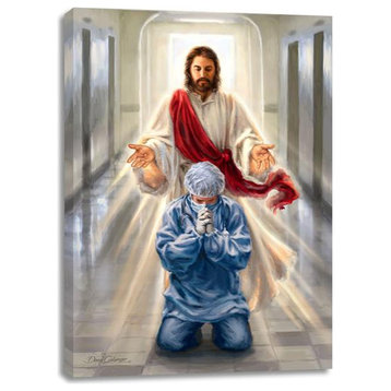 "Bless our Healthcare Heroes" Canvas Wall Art Large