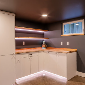 Sunnyside Eclectic Basement Remodel