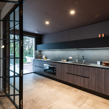 Cuisine dans un appartement prestigieux à Cannes