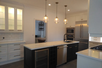 Kitchen - contemporary kitchen idea in Toronto