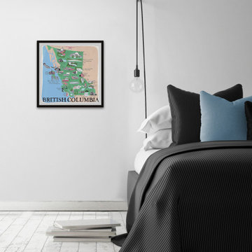 "British Columbia Adventures" Framed Painting Print
