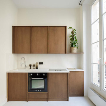 Réhabilitation d’un T2 parisien : entre patrimoine et design sur mesure