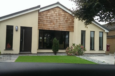 Photo of a contemporary house exterior in Other.