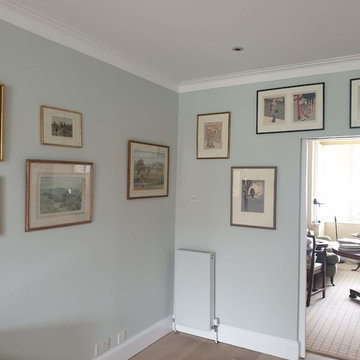 Sitting room painting and decorating transformation in Barnes SW13