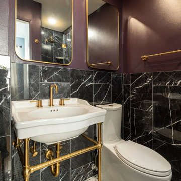 Art Deco Inspired Modern Bathroom Alexandria, VA