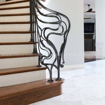 Custom Art Nouveau Railings