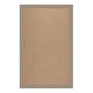 Zoe-Raffia Machine Tufted Rectangle Rug, Buff, 8'x10' - Beach Style ...