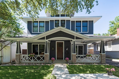 Transitional exterior in Dallas.