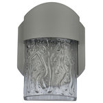 Access Lighting - Mist LED Outdoor Wall-Light, Clear Glass Shade, Satin - Features: