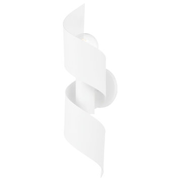 Edie 2-Light Wall Sconce Texture White