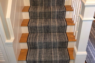 Flat-weave Stripes on Stairs